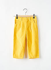 Pantalon flare jaune HELLO SIMONE pour enfant seconde vue