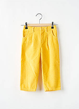 Pantalon flare jaune HELLO SIMONE pour enfant