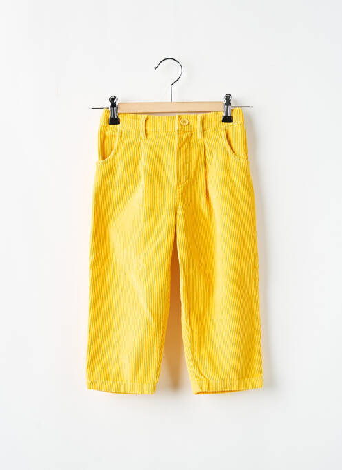 Pantalon flare jaune HELLO SIMONE pour enfant