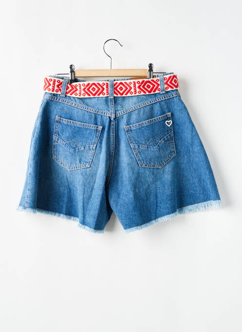 Short bleu PLEASE pour fille