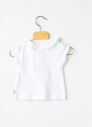 T-shirt coupe cintrée manches courtes blanc BILLIEBLUSH fille