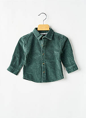 Chemise manches longues manches longues vert NOUKIE'S garcon