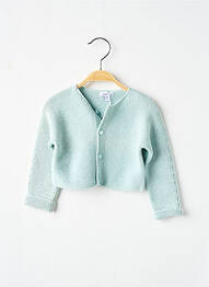 Gilet manches longues col rond bleu ABSORBA fille