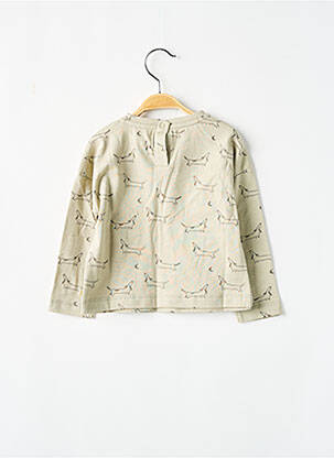 T-shirt fermeture pressionnée manches longues gris LES PETITES CHOSES garçon