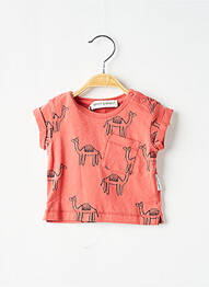 T-shirt stretch manches courtes orange SPROET & SPROUT garcon