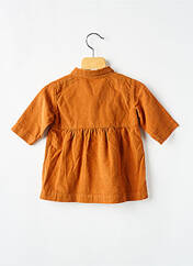 Robe mi-longue marron PETIT BATEAU pour fille seconde vue