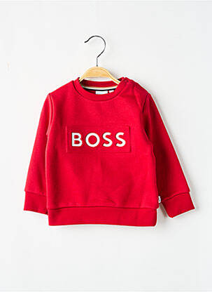 Sweat-shirt rouge HUGO BOSS pour garçon