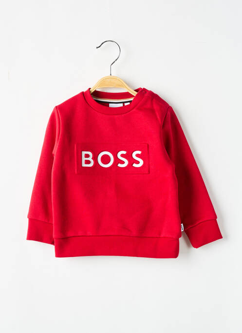 Sweat-shirt rouge HUGO BOSS pour garçon