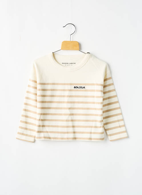 Top beige MAISON LABICHE pour fille