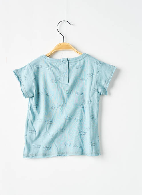 T-shirt bleu LES PETITES CHOSES pour garçon