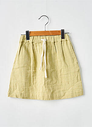 Jupe mi-longue taille normale vert ORGANIC BY FELDMAN fille