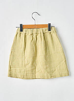 Jupe mi-longue taille normale vert ORGANIC BY FELDMAN fille