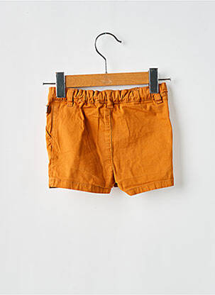 Short poches taille élastique marron CARREMENT BEAU garçon