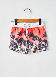 Short de bain imprimé tie and dye rouge TIMBERLAND garcon