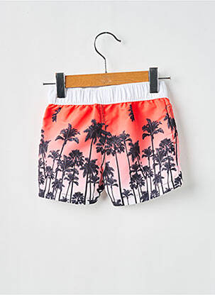 Short de bain imprimé tie and dye rouge TIMBERLAND garçon
