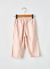 Pantalon droit rose PETIT BATEAU pour fille seconde vue