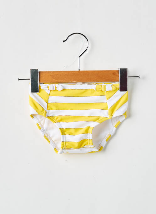 Bas de maillot de bain stretch jaune CARREMENT BEAU fille
