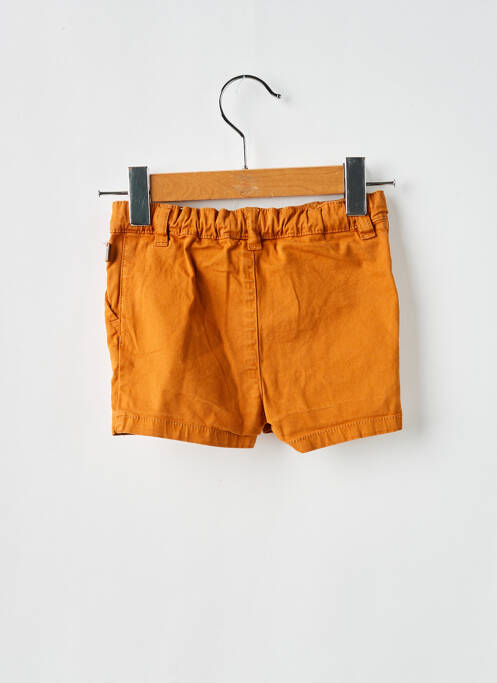 Short poches taille élastique marron CARREMENT BEAU garcon