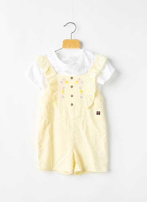 Ensemble pantalon jaune CARREMENT BEAU pour fille