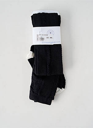 Collants stretch noir ABSORBA fille