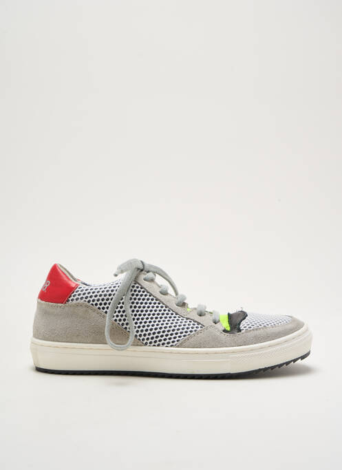 Baskets nubuck bout rond gris P448 garcon