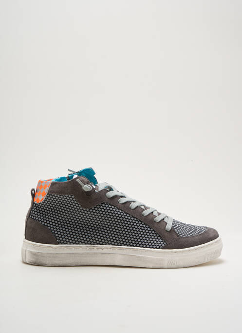 Baskets bout rond bout rond gris P448 garcon