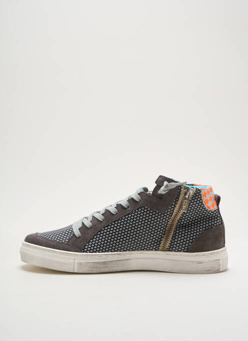 Baskets bout rond bout rond gris P448 garcon