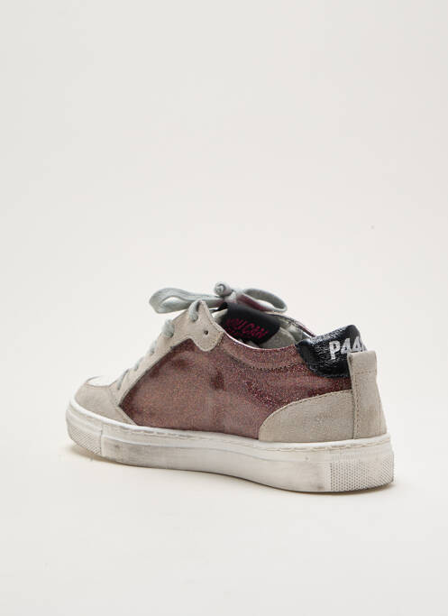 Baskets gris P448 pour fille