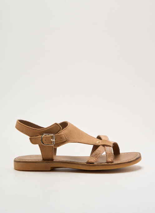 Sandales/Nu pieds marron ADOLIE pour fille