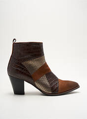 Bottines/Boots marron FUGITIVE BY FRANCESCO ROSSI pour femme seconde vue