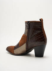 Bottines/Boots marron FUGITIVE BY FRANCESCO ROSSI pour femme seconde vue