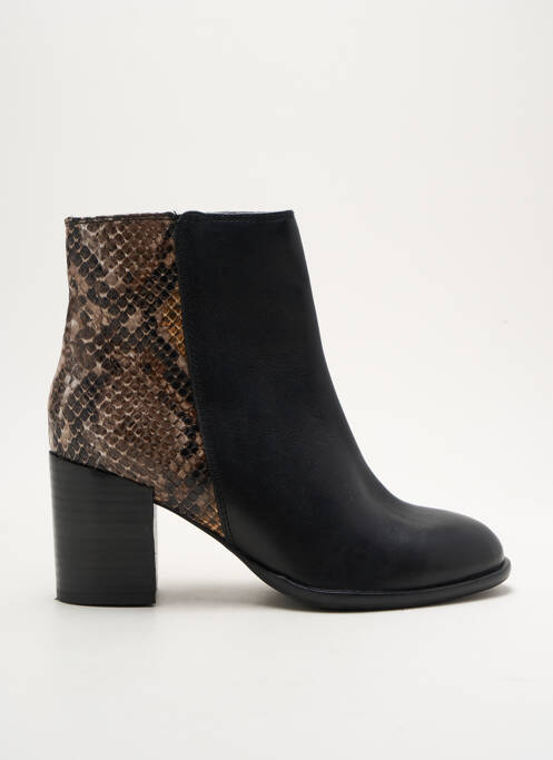 Bottines/Boots noir ELUE PAR NOUS pour femme