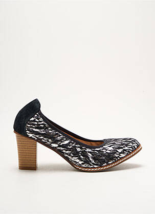 Escarpins nubuck talon de 4 à 6cm noir FUGITIVE BY FRANCESCO ROSSI femme