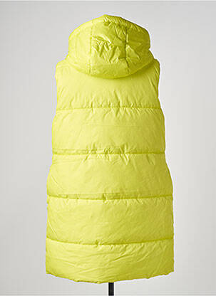 Doudoune poches a capuche jaune ONLY femme