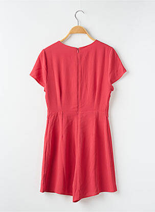 Combishort coupe cintrée manches courtes rouge PEPE JEANS femme