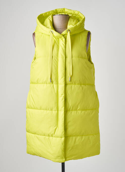 Doudoune poches a capuche jaune ONLY femme