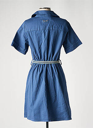 Robe courte manches courtes manches courtes bleu PAKO LITTO femme