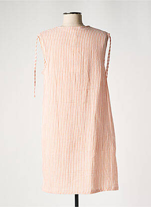 Robe courte sans manche sans manche orange GRACE & MILA femme