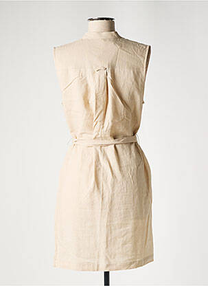 Robe courte sans manche sans manche beige PEPE JEANS femme