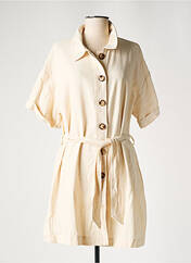 Robe courte beige GRACE & MILA pour femme seconde vue