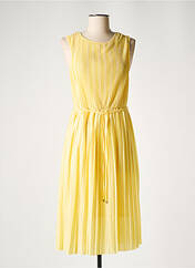 Robe mi-longue jaune ONLY pour femme seconde vue