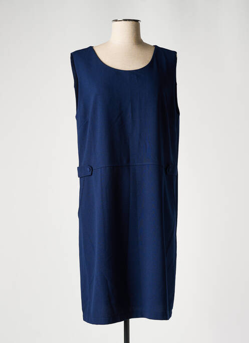 Robe mi-longue bleu PAKO LITTO pour femme