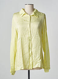 Chemisier coupe fluide manches longues jaune LUK AP femme