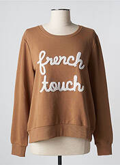 Sweat-shirt marron ONLY pour femme seconde vue