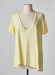 T-shirt jaune PLEASE pour femme seconde vue