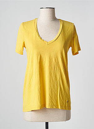 T-shirt jaune PLEASE pour femme