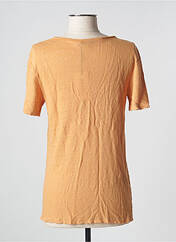 T-shirt orange PLEASE pour femme seconde vue