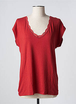 T-shirt rouge ONLY pour femme