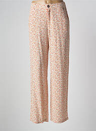 Pantalon droit tissage popeline taille haute orange PEPE JEANS femme