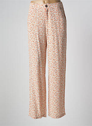 Pantalon droit tissage popeline taille haute orange PEPE JEANS femme